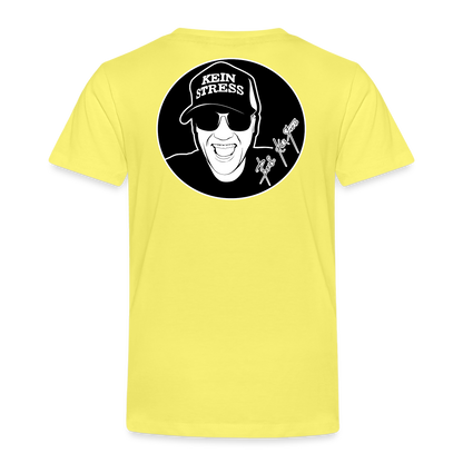 Boscho Kein Stress ® Kinder Premium T-Shirt - Gelb