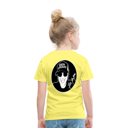 Boscho Kein Stress ® Kinder Premium T-Shirt - Gelb