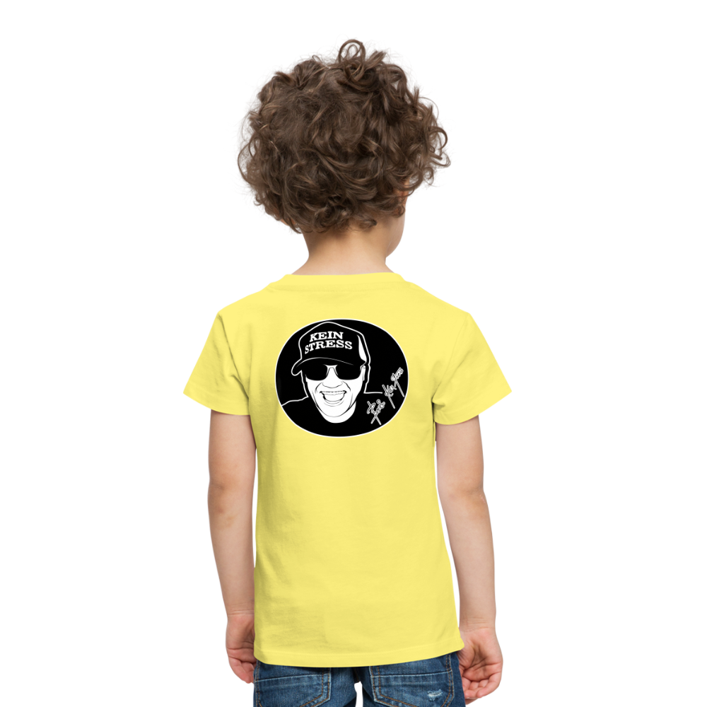 Boscho Kein Stress ® Kinder Premium T-Shirt - Gelb