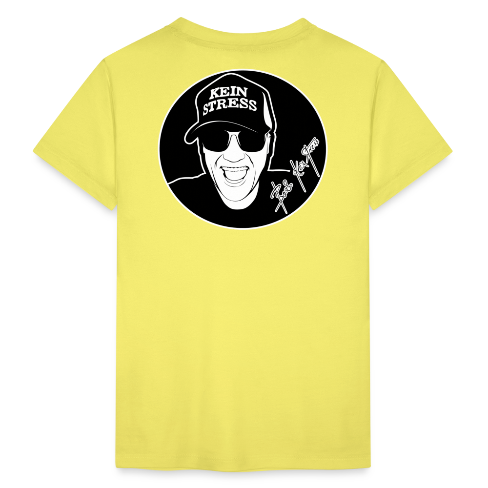 Boscho Kein Stress ® Kinder Premium T-Shirt - Gelb