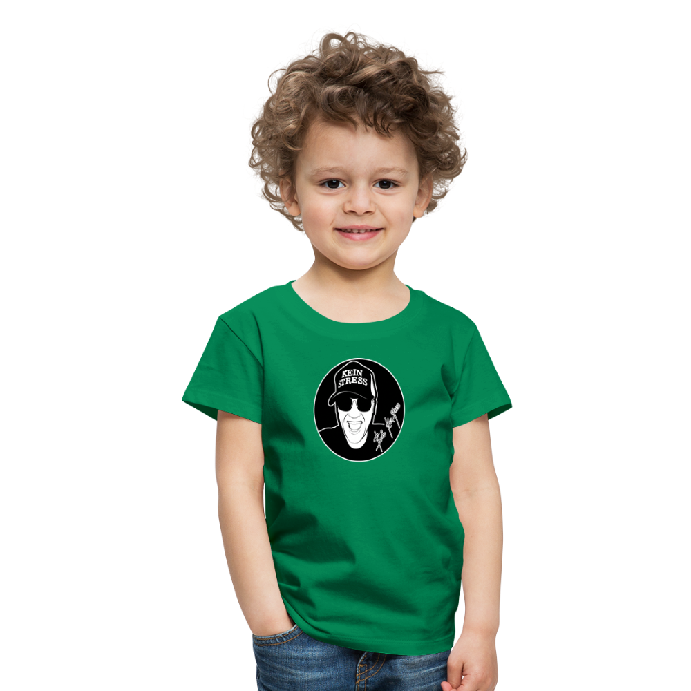 Boscho Kein Stress ® Kinder Premium T-Shirt - Kelly Green