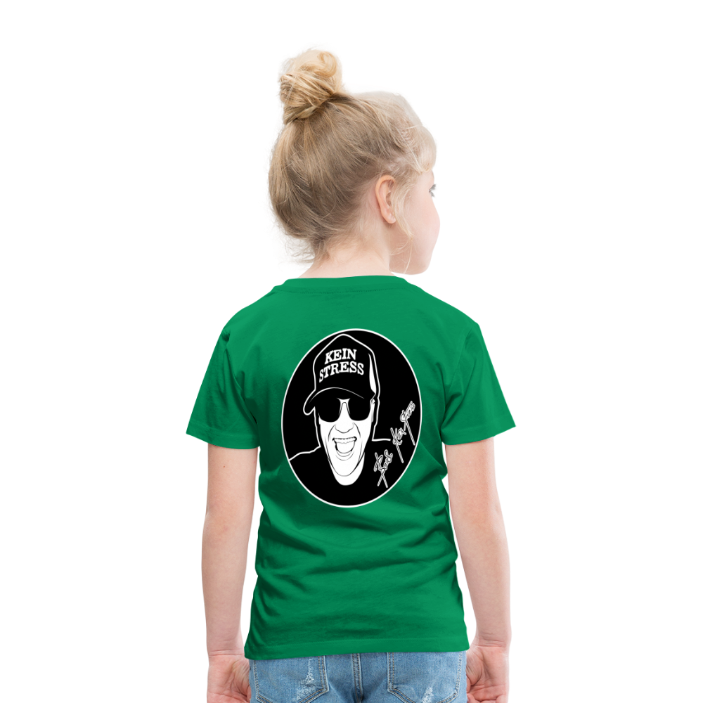 Boscho Kein Stress ® Kinder Premium T-Shirt - Kelly Green