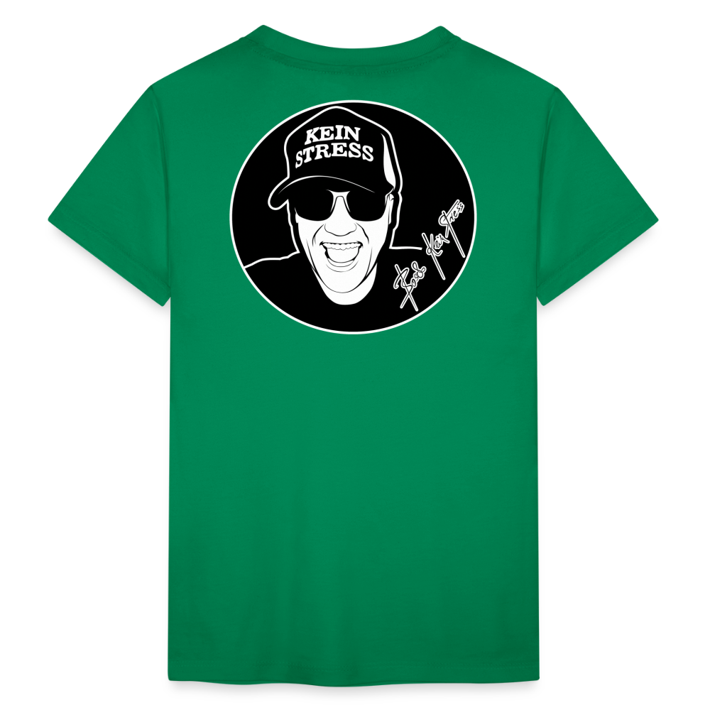 Boscho Kein Stress ® Kinder Premium T-Shirt - Kelly Green