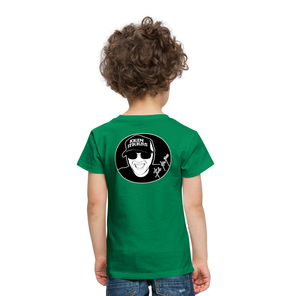 Boscho Kein Stress ® Kinder Premium T-Shirt - Kelly Green