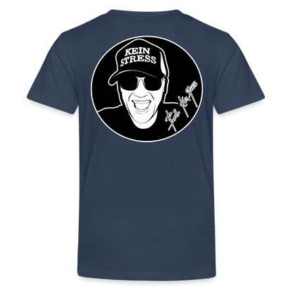 Boscho Kein Stress ® Teenager Premium T-Shirt - Navy