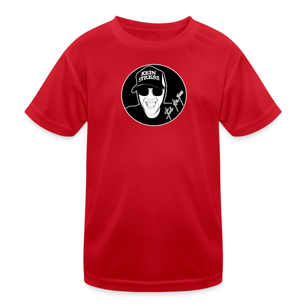 Boscho Kein Stress ® Kinder Funktions-T-Shirt - Rot