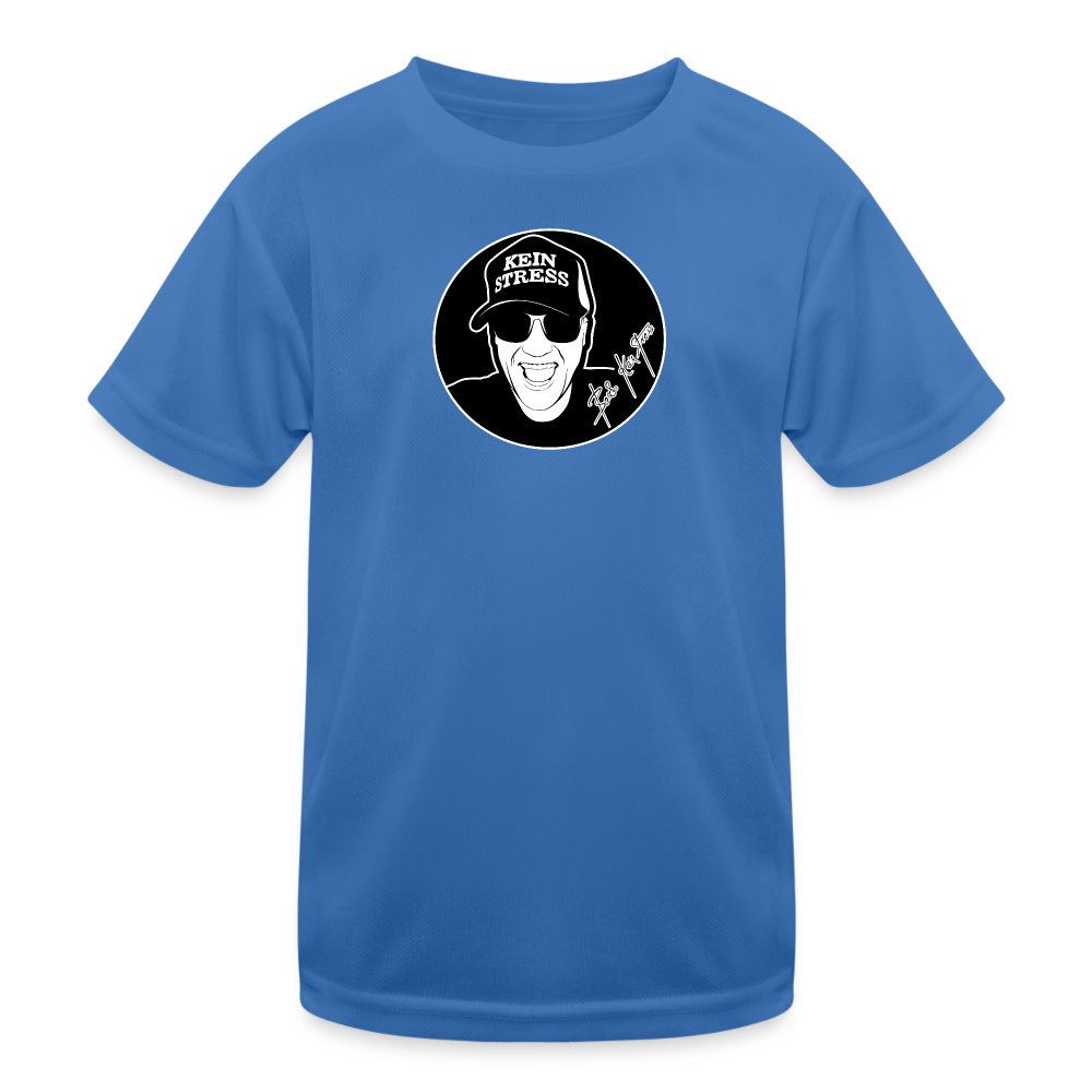 Boscho Kein Stress ® Kinder Funktions-T-Shirt - Königsblau