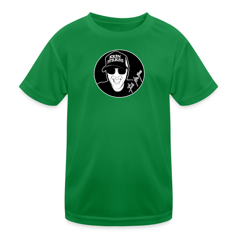 Boscho Kein Stress ® Kinder Funktions-T-Shirt - Kelly Green