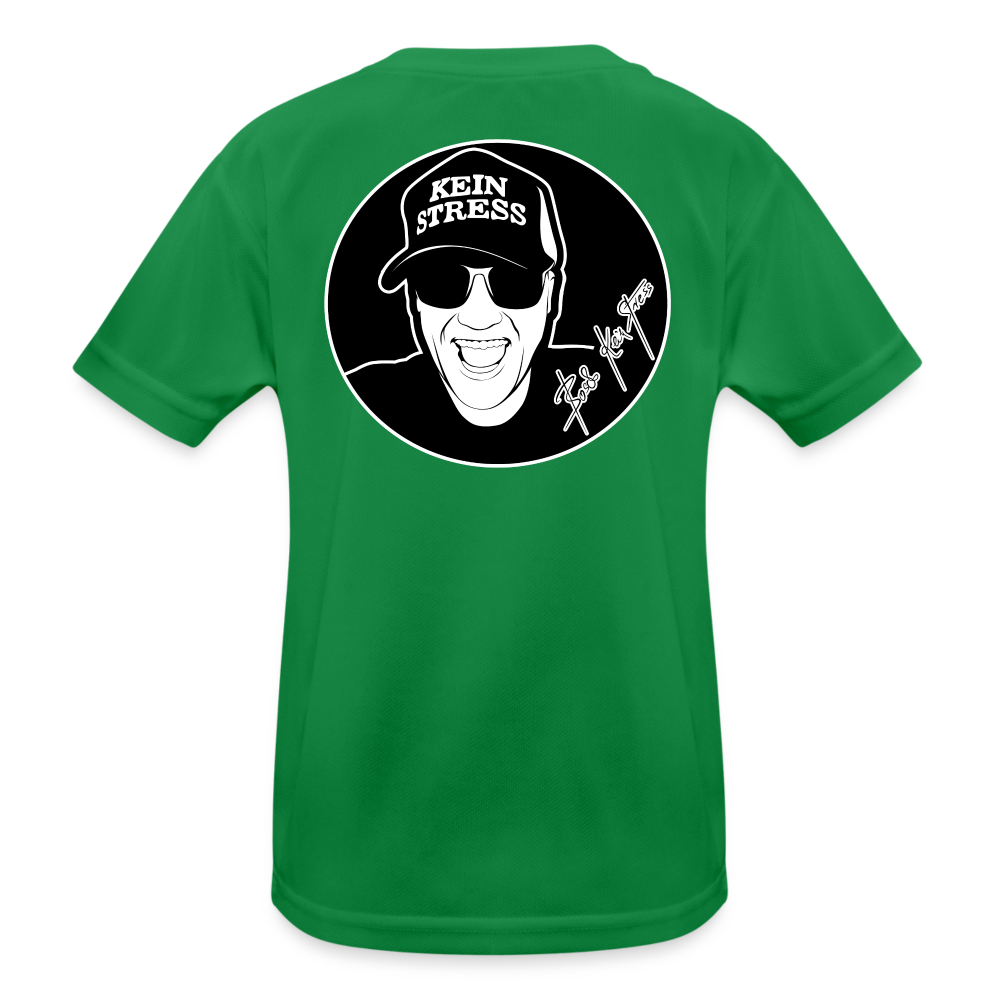 Boscho Kein Stress ® Kinder Funktions-T-Shirt - Kelly Green