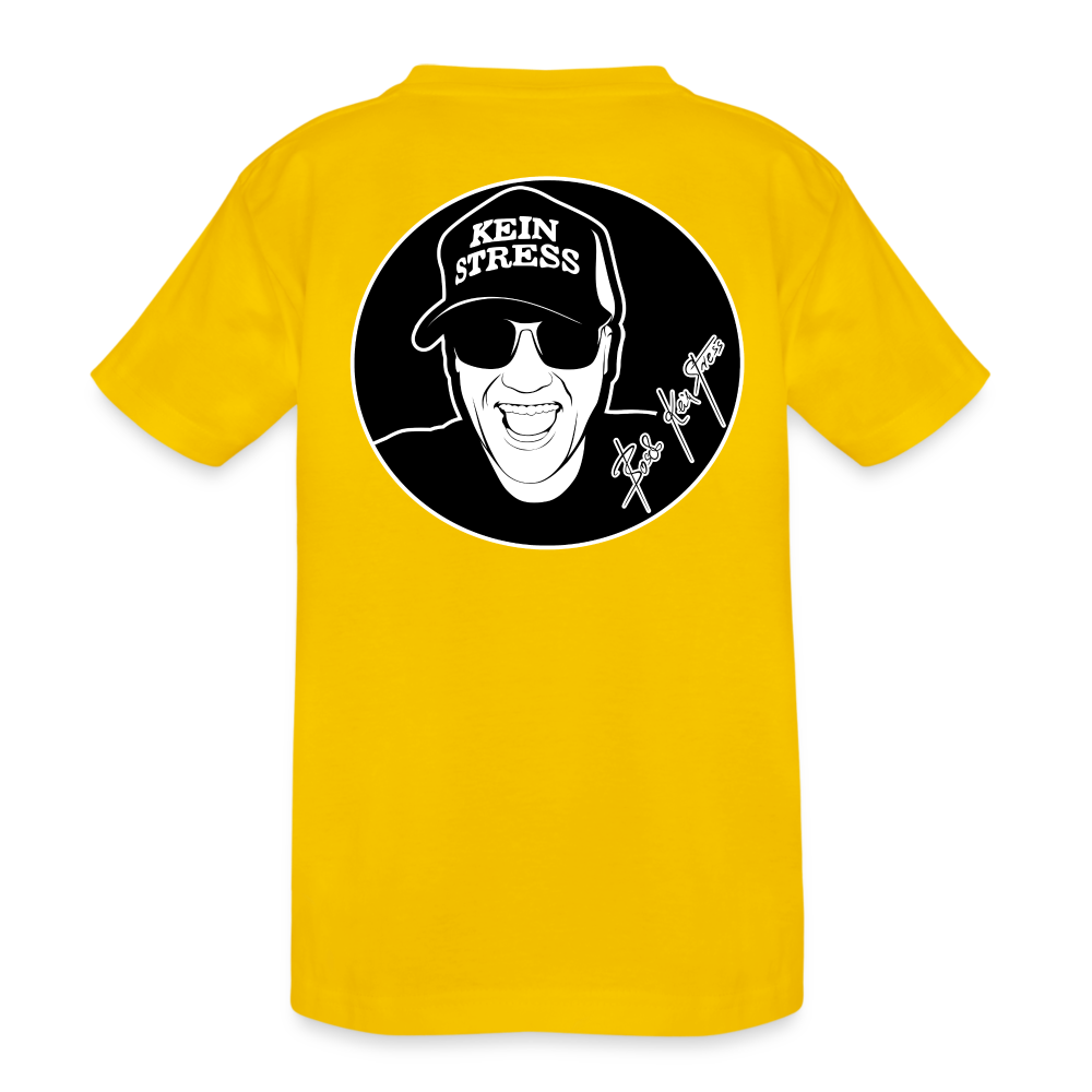 Boscho Kein Stress ® Kinder Heavy Cotton T-Shirt - Eigelb