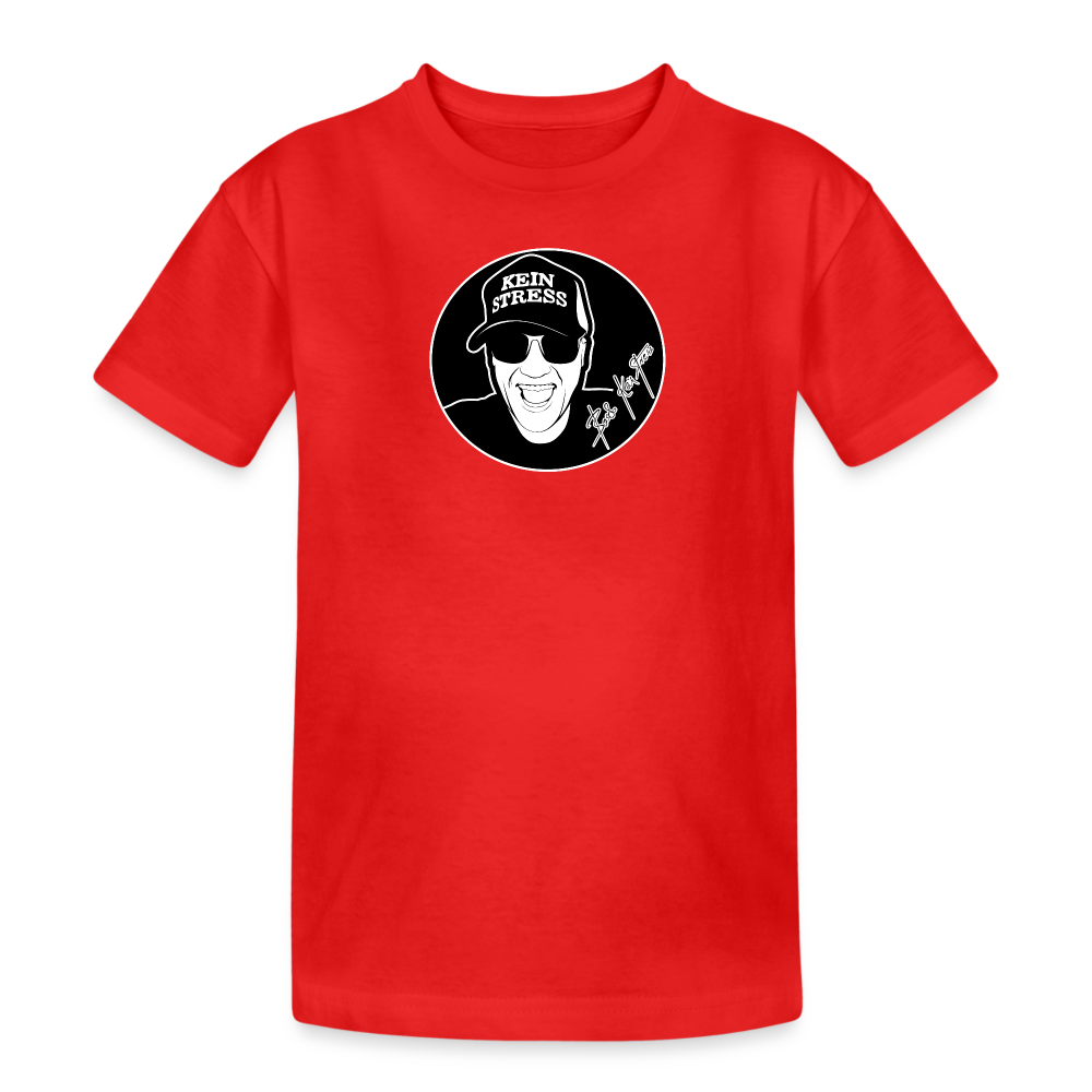 Boscho Kein Stress ® Kinder Heavy Cotton T-Shirt - Rot