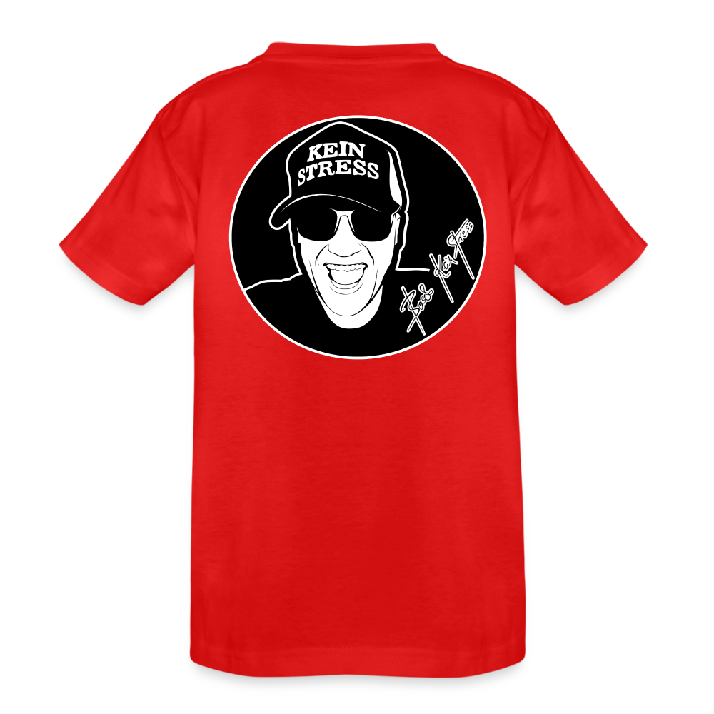 Boscho Kein Stress ® Kinder Heavy Cotton T-Shirt - Rot