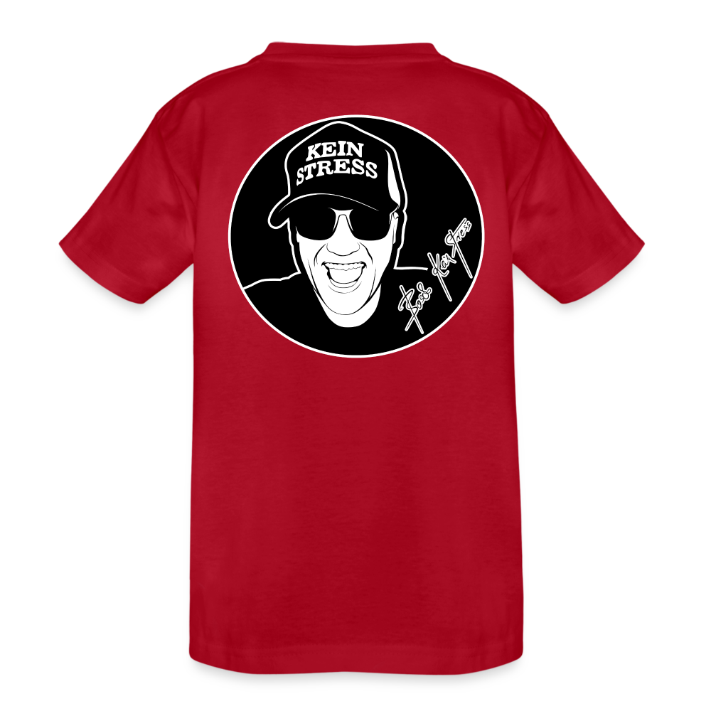 Boscho Kein Stress ® Kinder Heavy Cotton T-Shirt - Wine