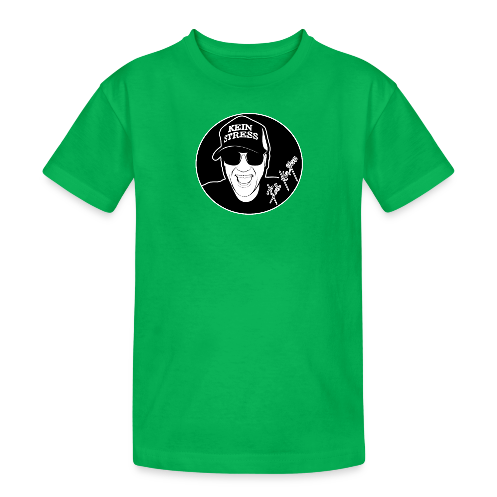 Boscho Kein Stress ® Kinder Heavy Cotton T-Shirt - Kelly Green