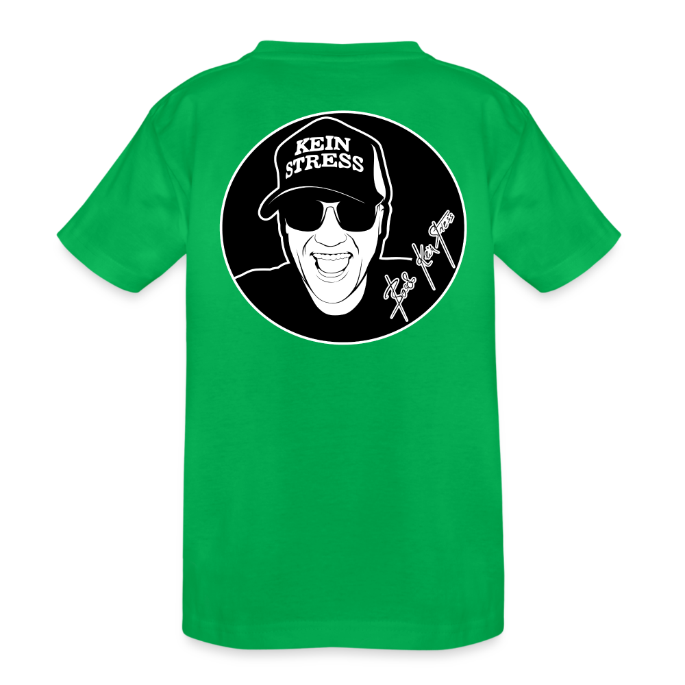 Boscho Kein Stress ® Kinder Heavy Cotton T-Shirt - Kelly Green