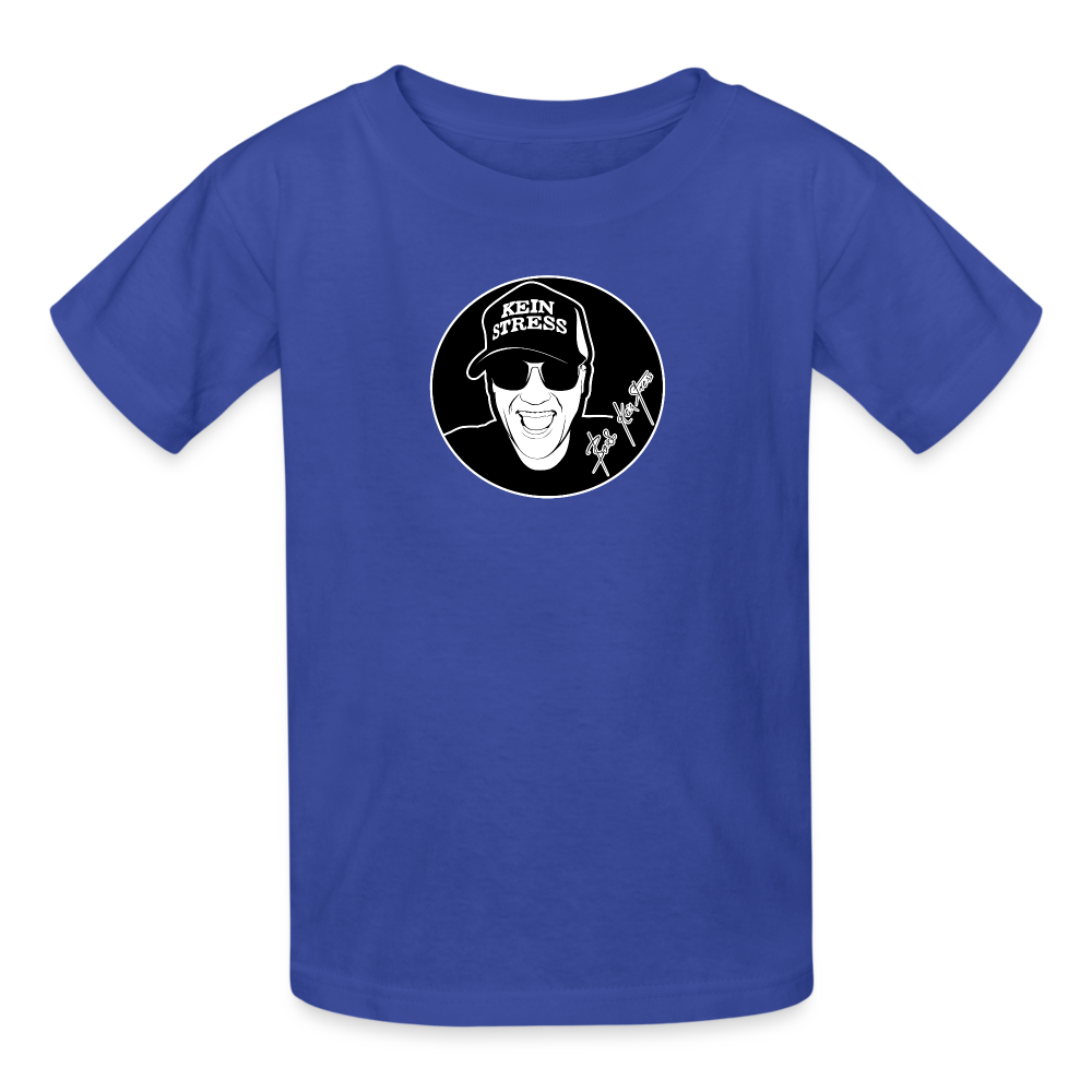 Boscho Kein Stress ® Kinder T-Shirt von Russell - Royalblau