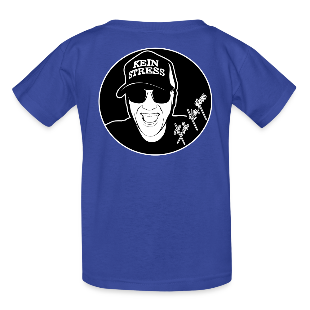 Boscho Kein Stress ® Kinder T-Shirt von Russell - Royalblau