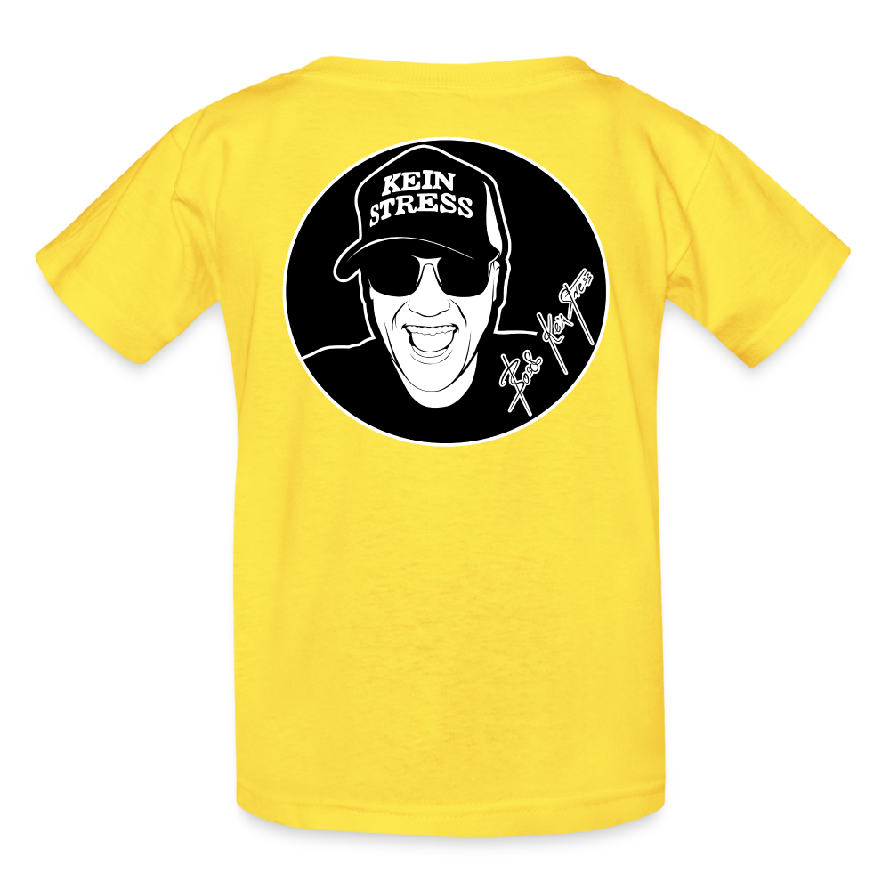 Boscho Kein Stress ® Kinder T-Shirt von Russell - Gelb