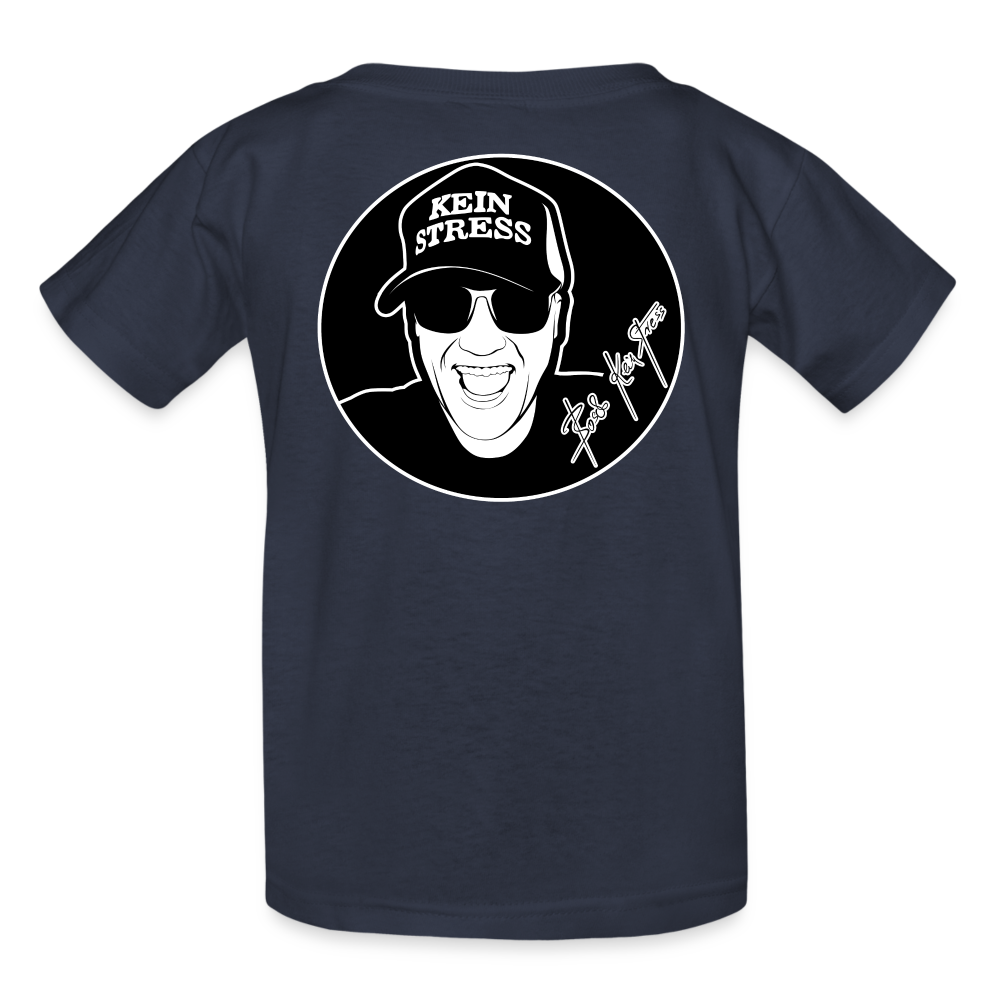 Boscho Kein Stress ® Kinder T-Shirt von Russell - Navy