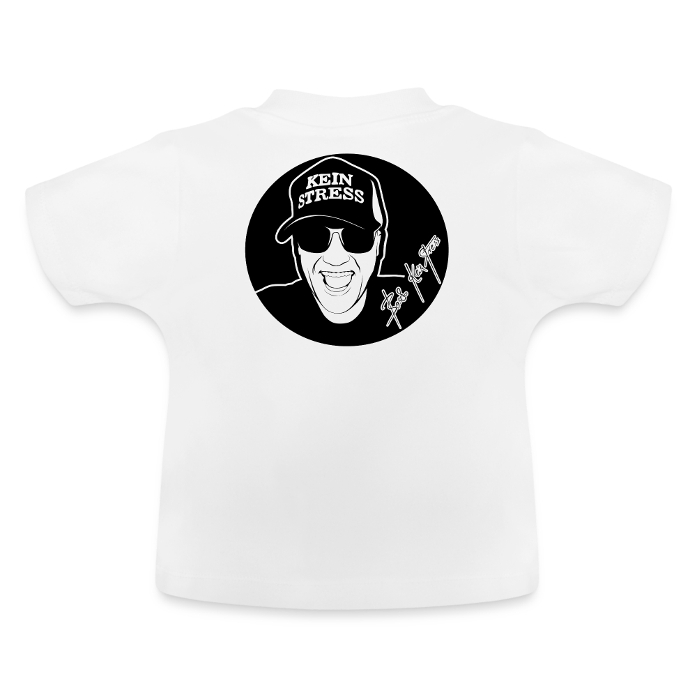Boscho Kein Stress ® Baby T-Shirt - weiß