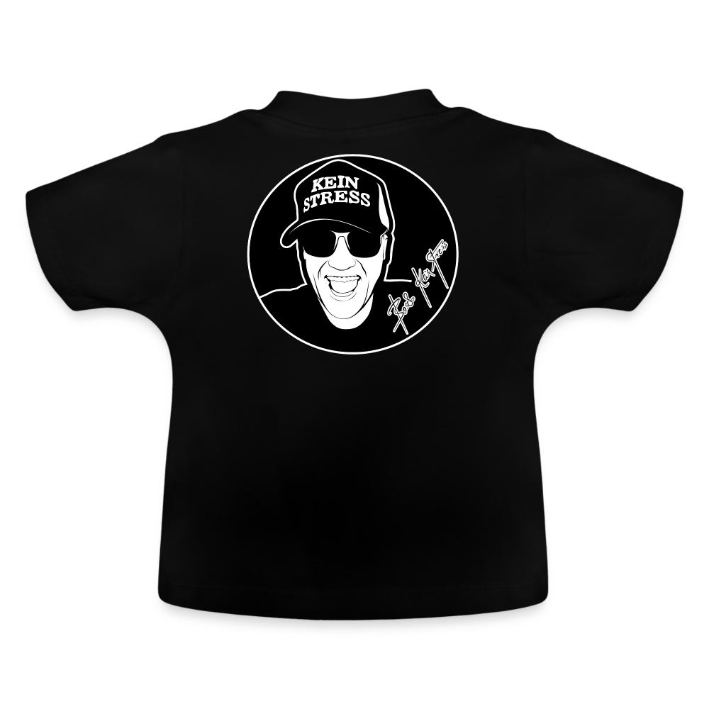 Boscho Kein Stress ® Baby T-Shirt - Schwarz