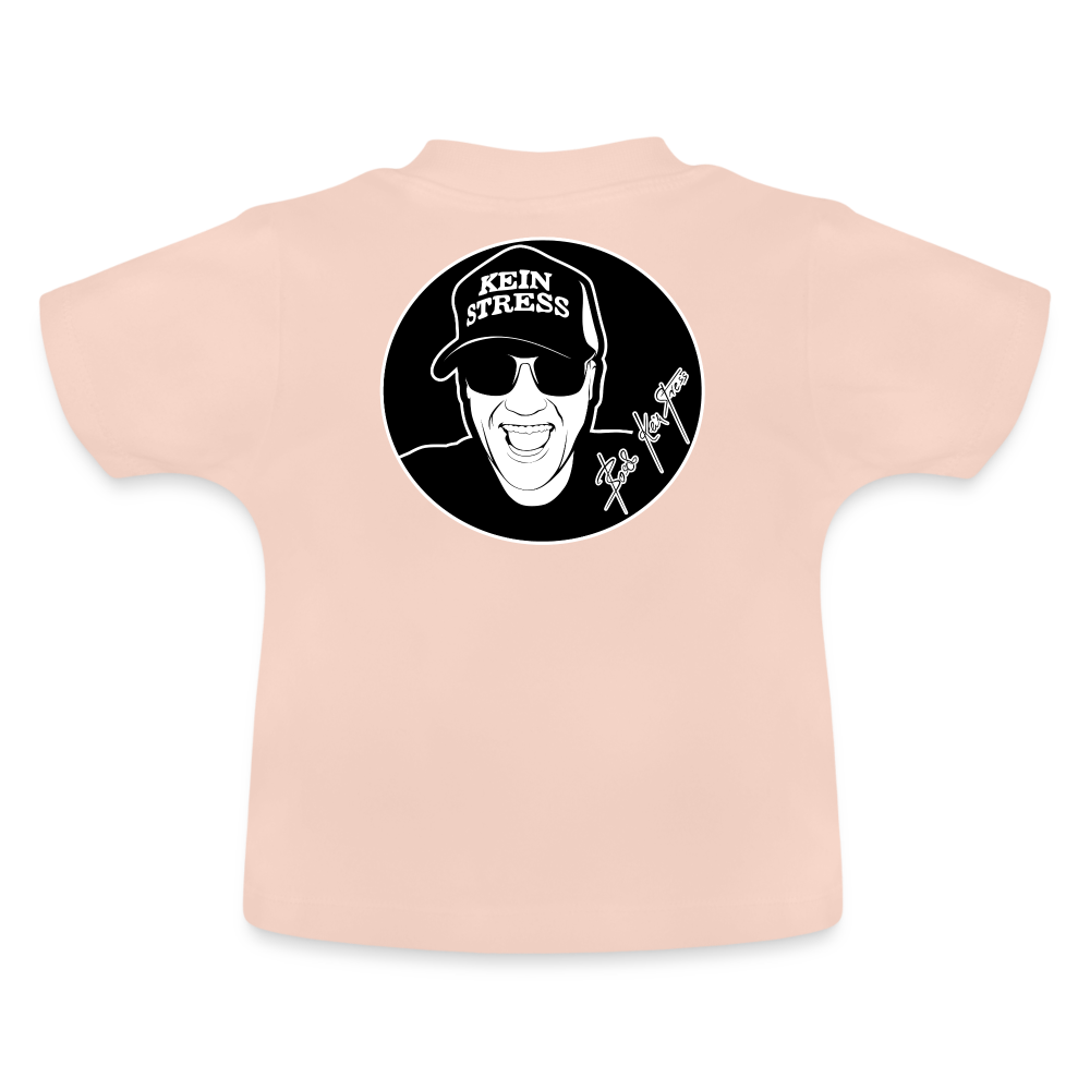 Boscho Kein Stress ® Baby T-Shirt - Kristallrosa