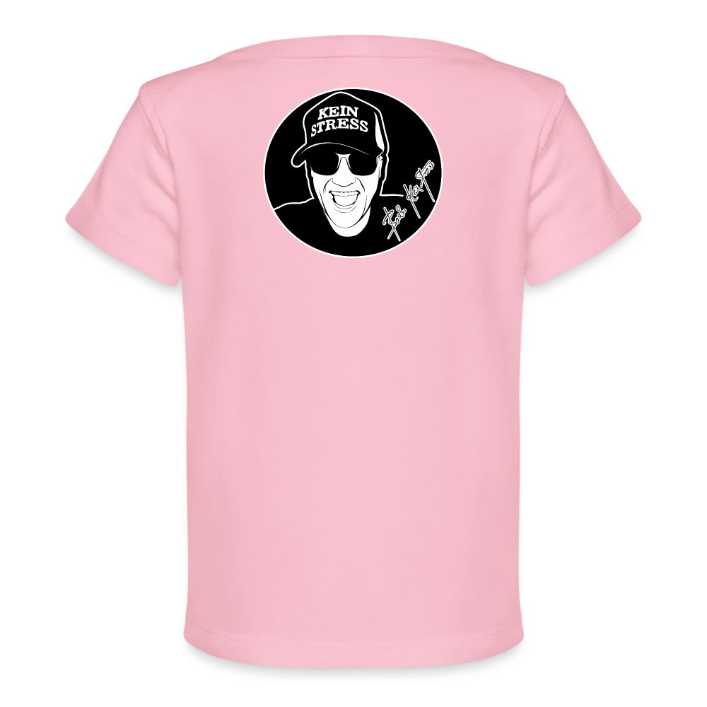 Boscho Kein Stress ® Baby Bio-T-Shirt - Hellrosa