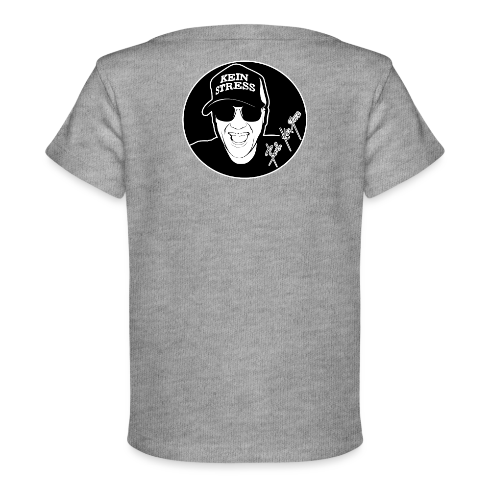 Boscho Kein Stress ® Baby Bio-T-Shirt - Grau meliert