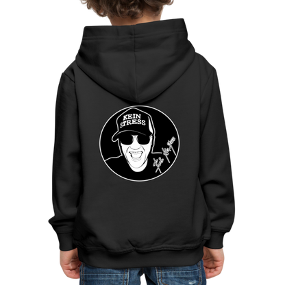 Boscho Kein Stress ® Kinder Premium Hoodie - Schwarz