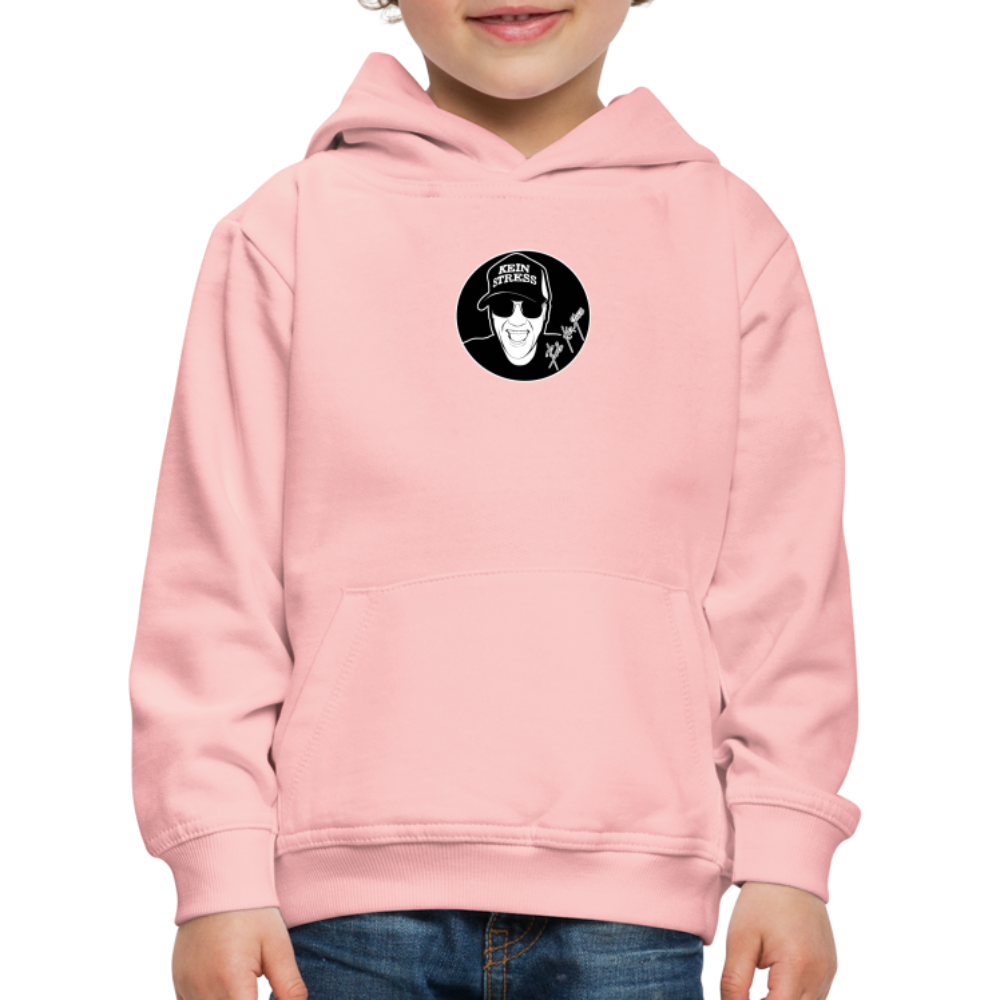 Boscho Kein Stress ® Kinder Premium Hoodie - Kristallrosa