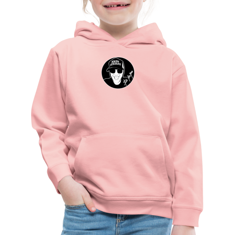 Boscho Kein Stress ® Kinder Premium Hoodie - Kristallrosa