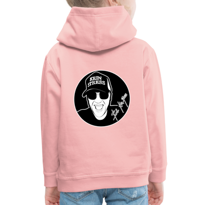 Boscho Kein Stress ® Kinder Premium Hoodie - Kristallrosa