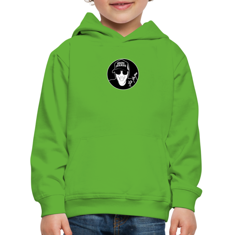 Boscho Kein Stress ® Kinder Premium Hoodie - Hellgrün