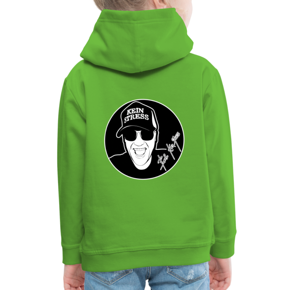 Boscho Kein Stress ® Kinder Premium Hoodie - Hellgrün