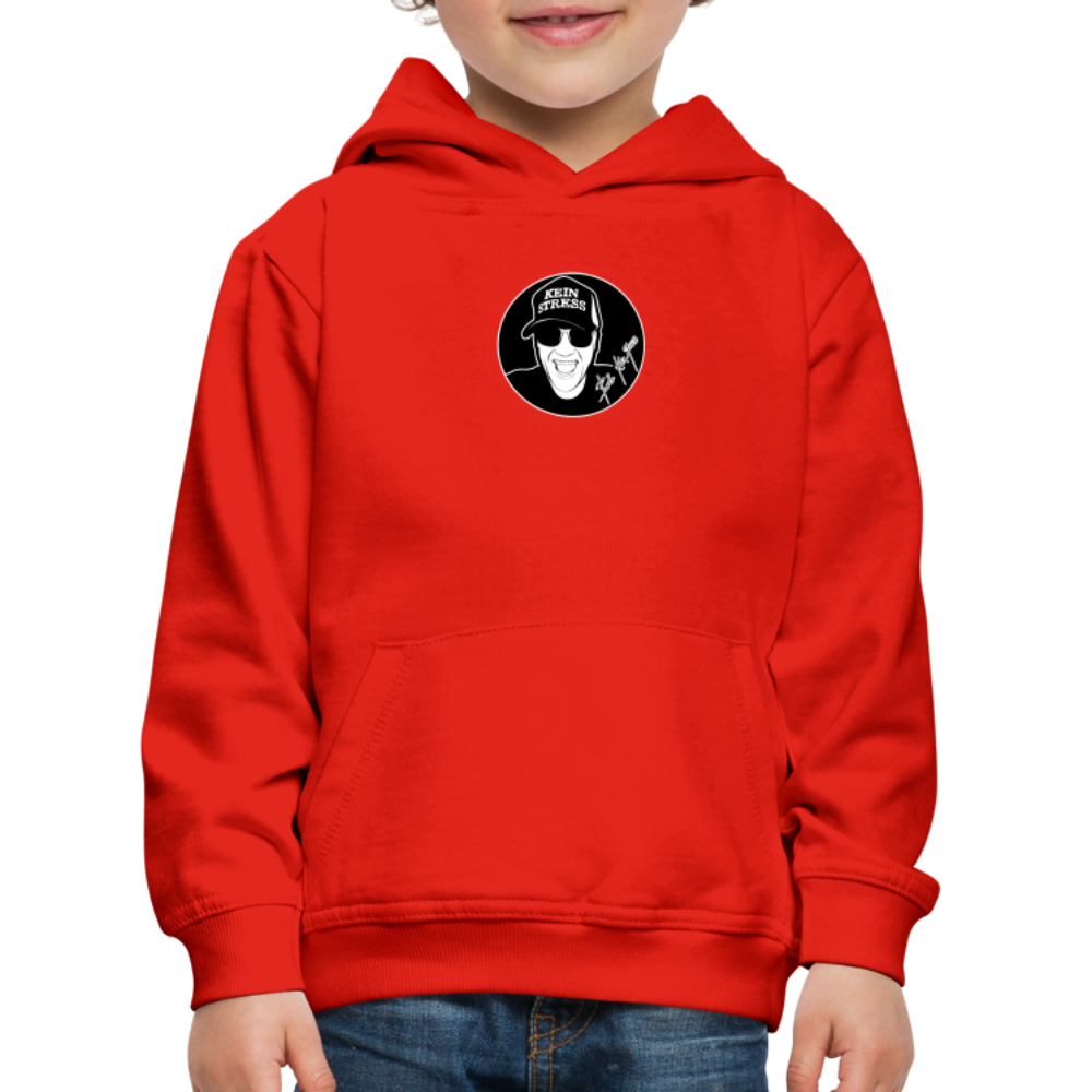 Boscho Kein Stress ® Kinder Premium Hoodie - Rot