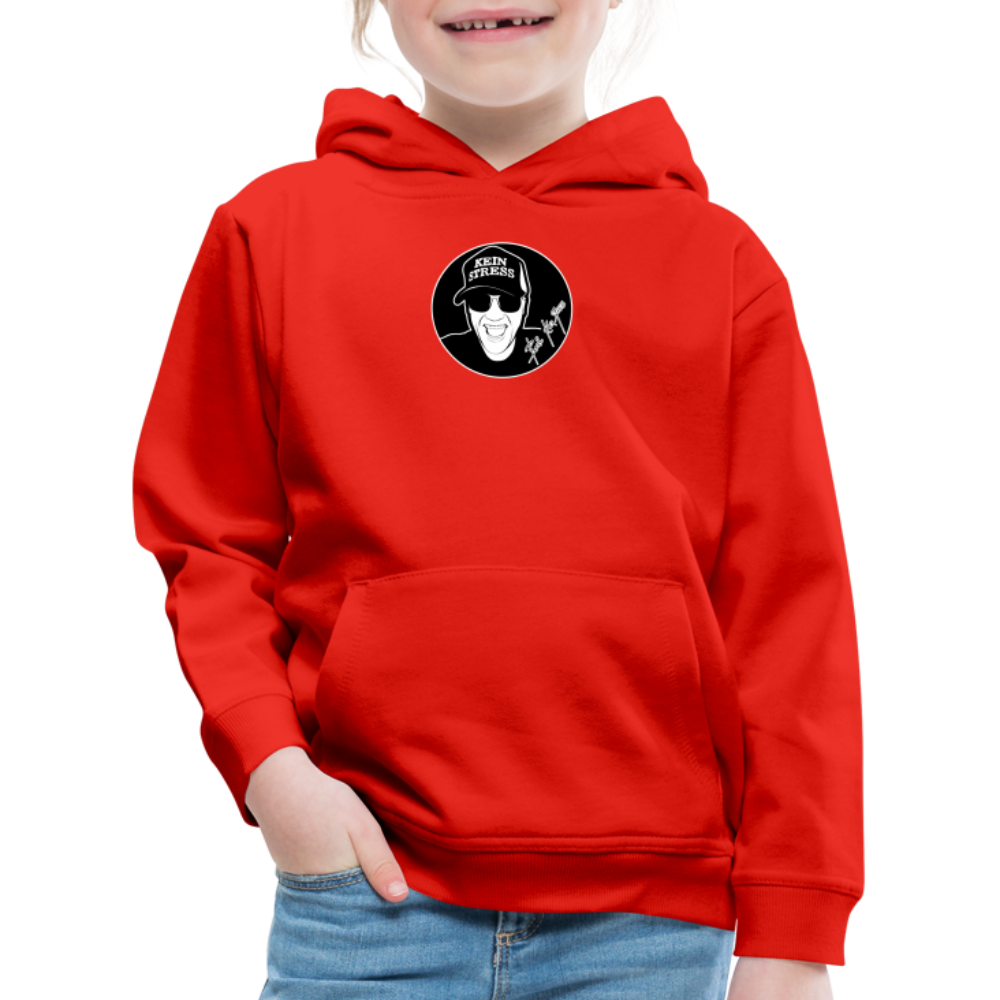 Boscho Kein Stress ® Kinder Premium Hoodie - Rot
