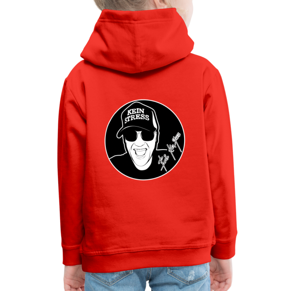 Boscho Kein Stress ® Kinder Premium Hoodie - Rot