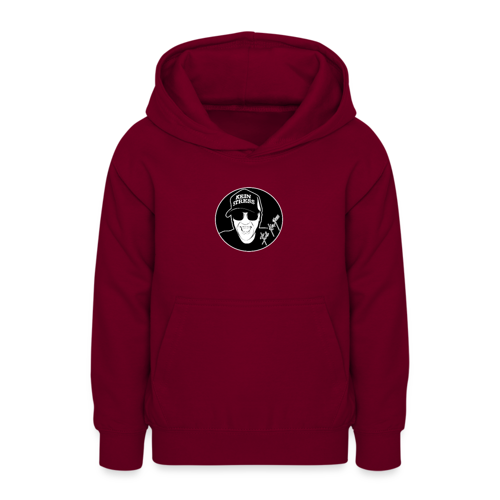 Boscho Kein Stress ® Teenager Hoodie - Bordeaux