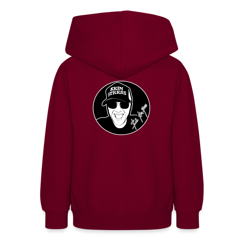 Boscho Kein Stress ® Teenager Hoodie - Bordeaux