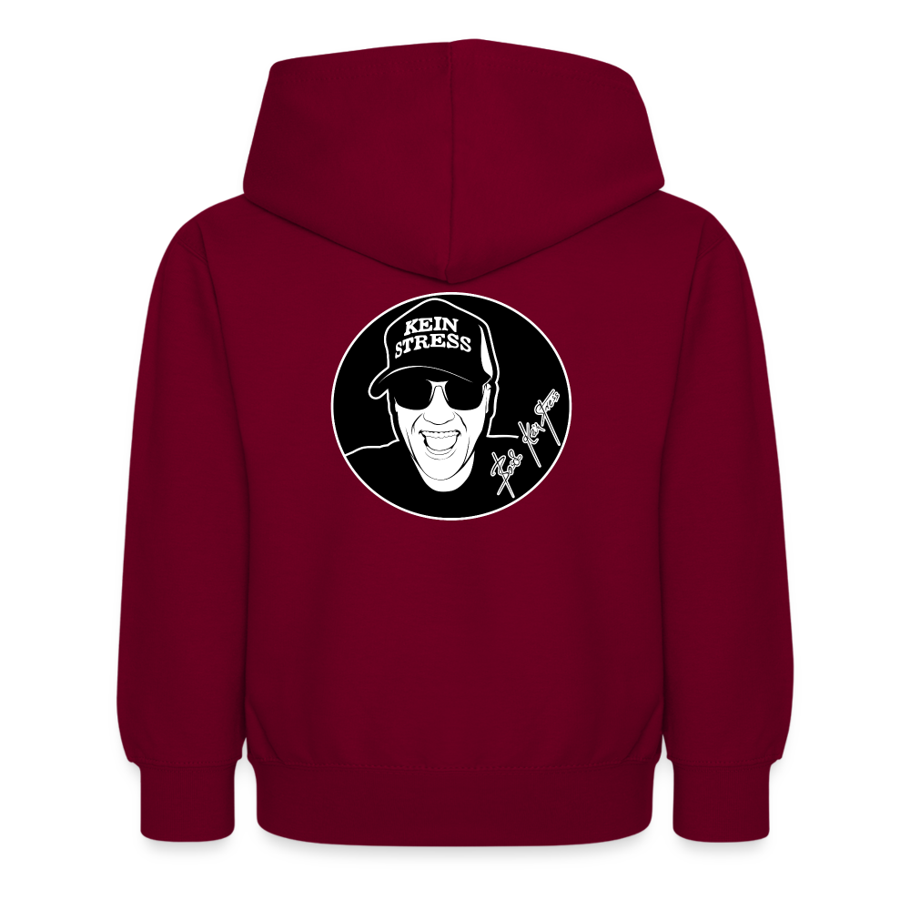 Boscho Kein Stress ® Kinder Hoodie - Bordeaux