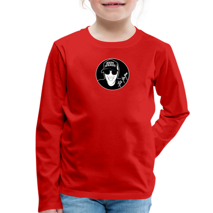 Boscho Kein Stress ® Kinder Premium Langarmshirt - Rot