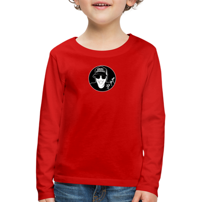 Boscho Kein Stress ® Kinder Premium Langarmshirt - Rot