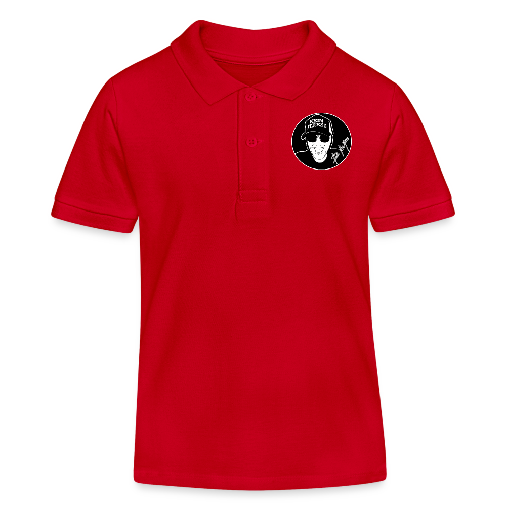 Boscho Kein Stress ® Kinder Bio-Poloshirt MINI SPRINTER - Rot