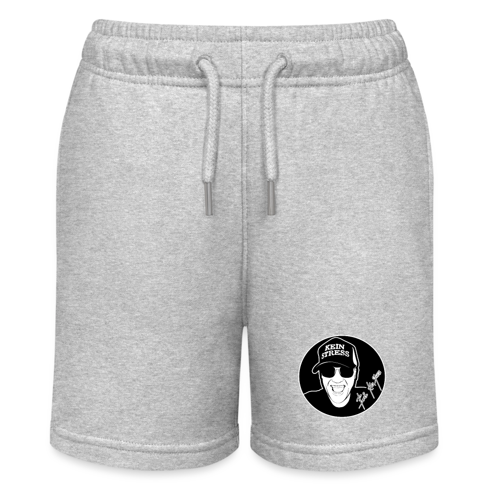 Boscho Kein Stress ® Teenager Bio-Joggingshorts MINI BOLTER - Grau meliert