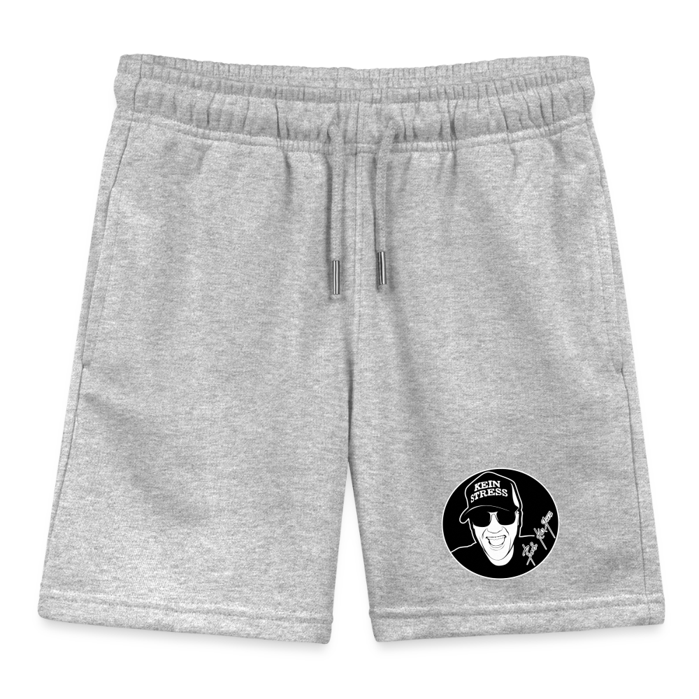 Boscho Kein Stress ® Kinder Bio-Joggingshorts MINI BOLTER - Grau meliert