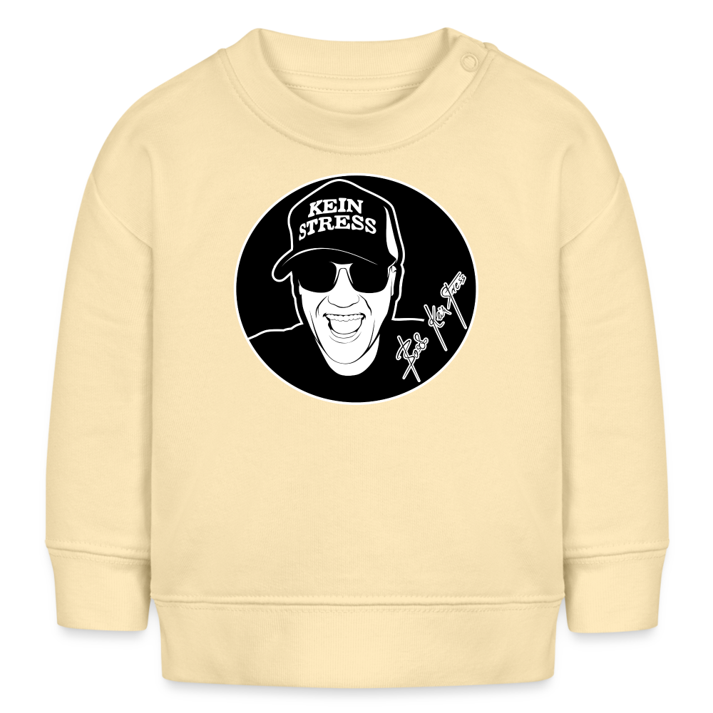 Boscho Kein Stress ® Bio-Sweatshirt BABY CHANGER - Creme