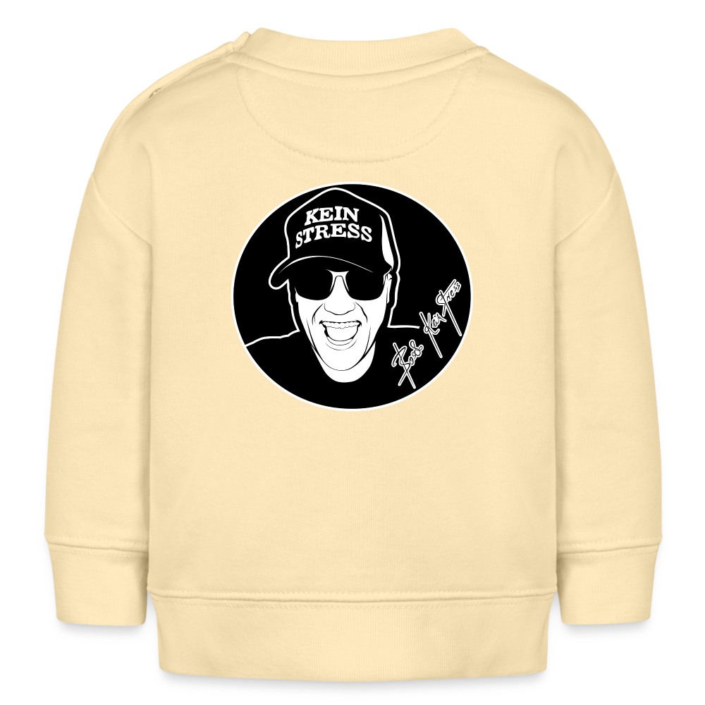 Boscho Kein Stress ® Bio-Sweatshirt BABY CHANGER - Creme