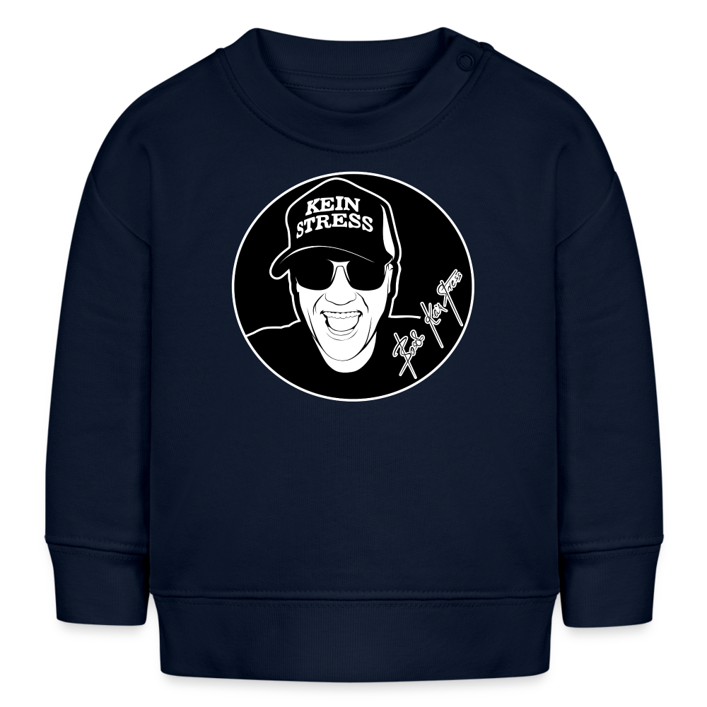 Boscho Kein Stress ® Bio-Sweatshirt BABY CHANGER - Navy