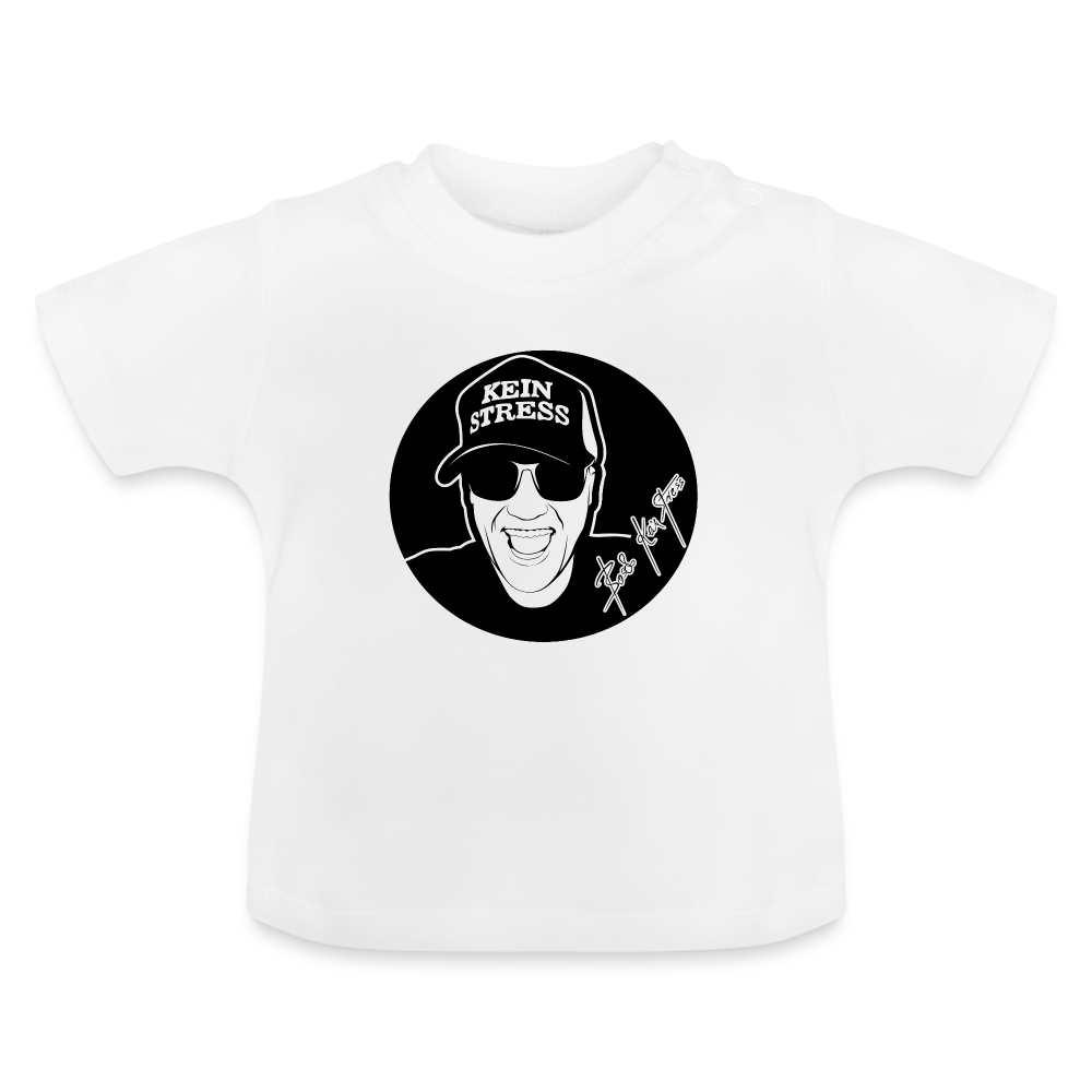 Boscho Kein Stress ® Baby T-Shirt - weiß