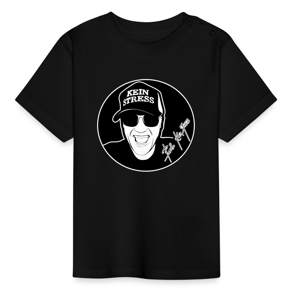 Boscho Kein Stress ® Baby T-Shirt - Schwarz
